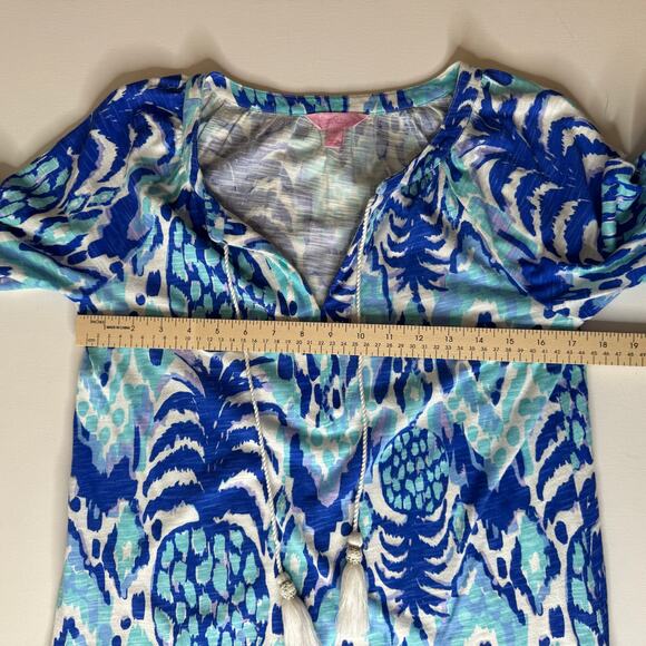 Lilly Pulitzer Womens Del Lago Tunic in Multi Salt in the Air Sz XS Preppy Beach - Picture 12 of 12